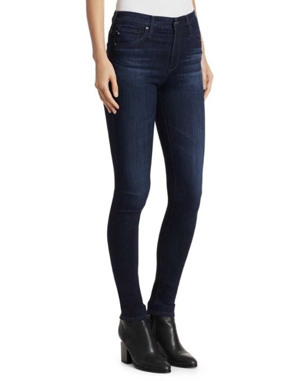 AG Adriano Goldschmied The Farrah Skinny High-Rise Contour 360 Ankle Jeans